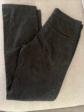 Volcom Men's Charcoal Gray Chinos